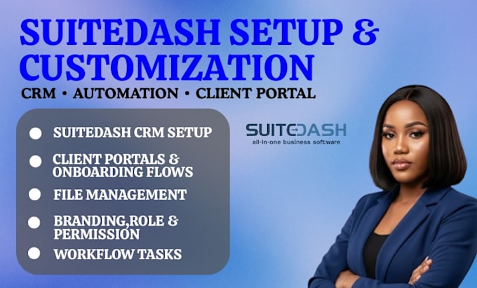set up suitedash CRM and workflow automation