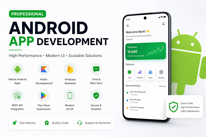 create a fast and modern android app with kotlin