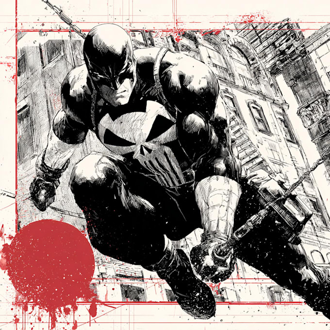 comic book illustration with comic book illustrator