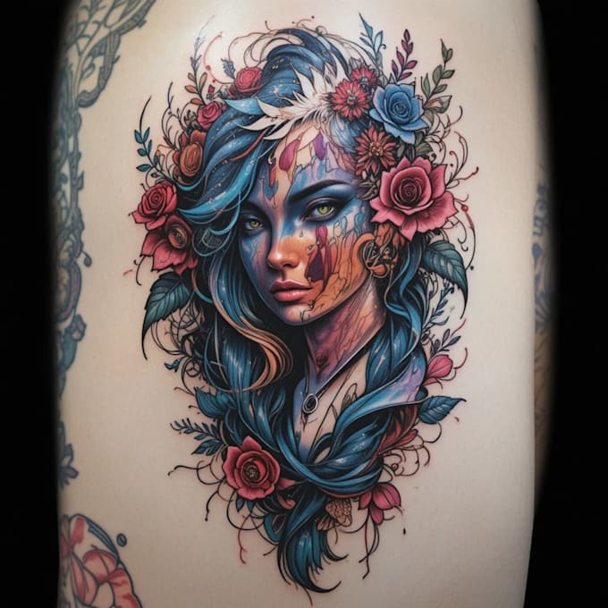 design a modern and minimalist tattoo design