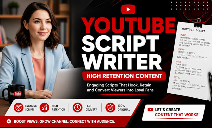 write engaging youtube scripts storytelling screenplay dialogue script writing