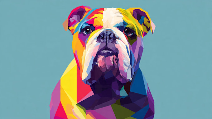 make an awesome pop art wpap pet portrait
