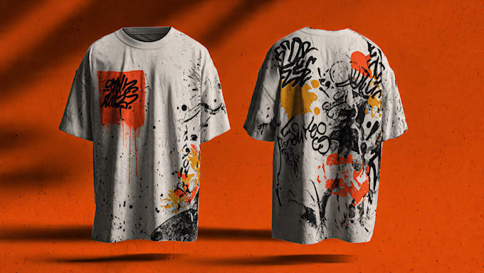 create unique streetwear, edgy, artsy tshirt designs