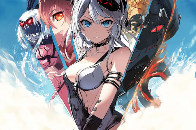 draw anime character with dynamic expression and pose