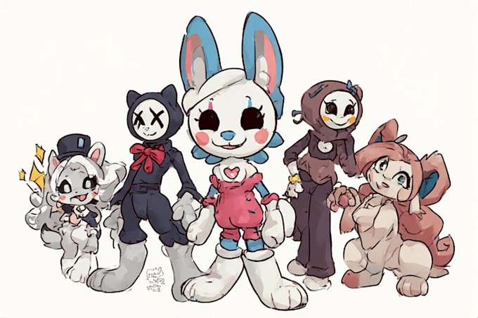 draw custom furry art and original fursona