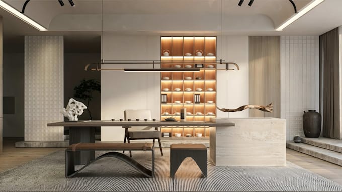 create realistic interior visualization renders