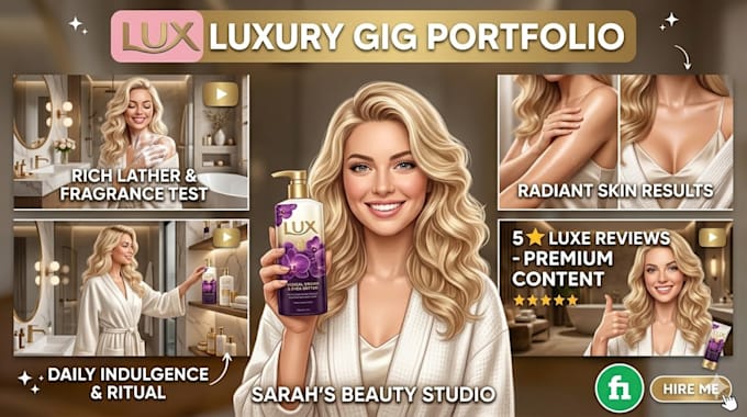 design high converting ugc portfolio website in canva