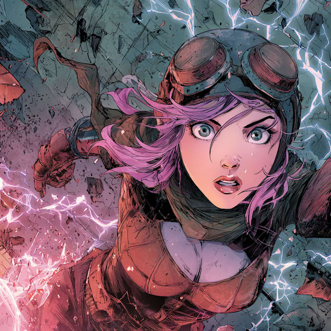 comic book illustration with comic book illustrator