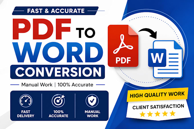 retype pdf to editable word document manually