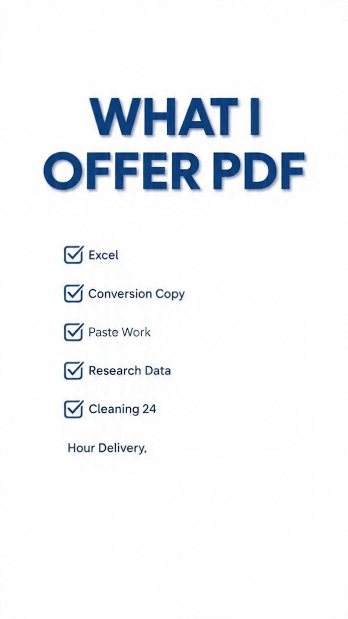 do fast and accurate data entry and excel work