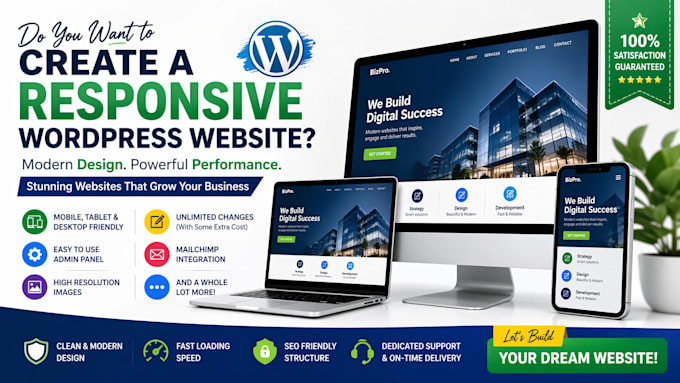 design and redesign website for small business