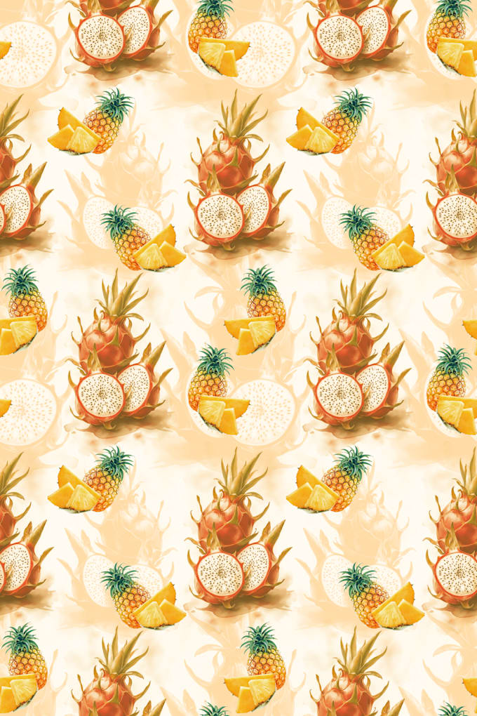 create textile print design for fabric