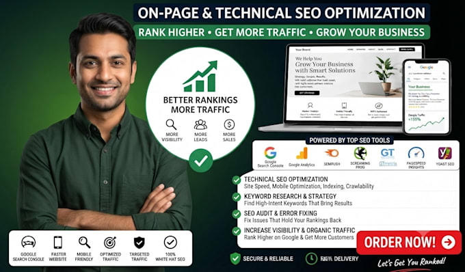 optimize website onpage technical SEO optimization for squarespace website