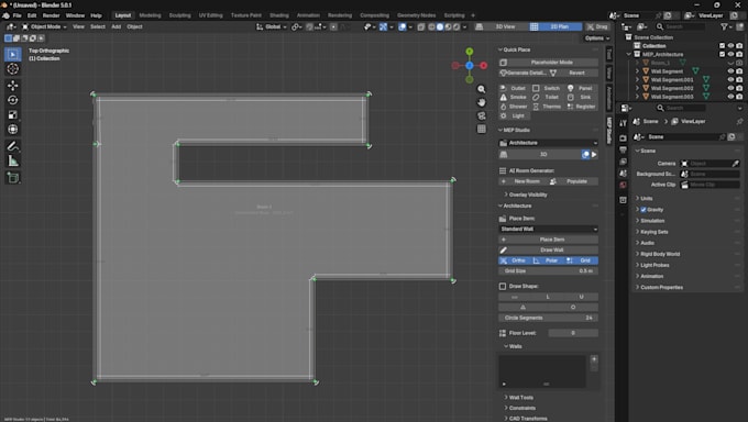 develop a custom blender python add on