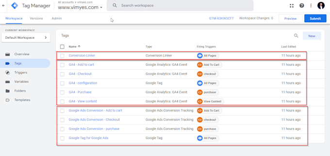 fix or setup google ads enhance conversion tracking via gtm and ga4 setup