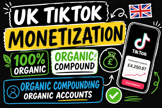 setup and optimize a monetized UK tiktok account