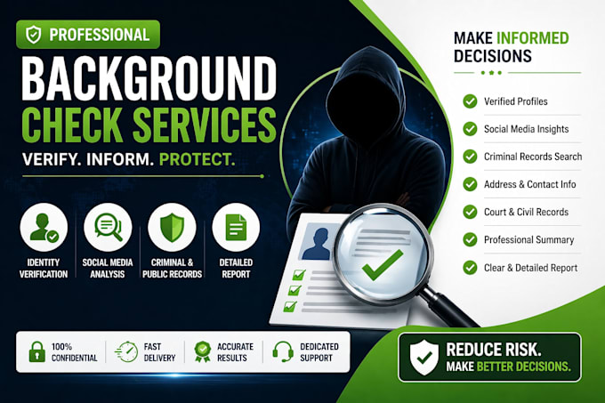 do ethical background check and osint investigation report