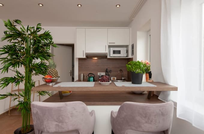 replan 2d layout, rental apartment design, interior makeover, walkthrough video