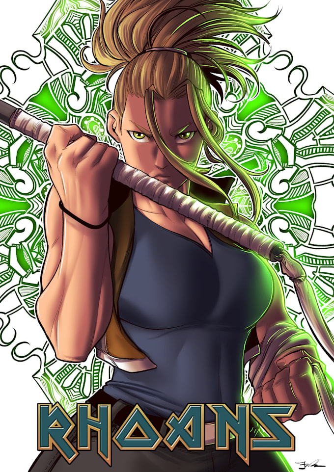 comicbook covers, manga and illustration