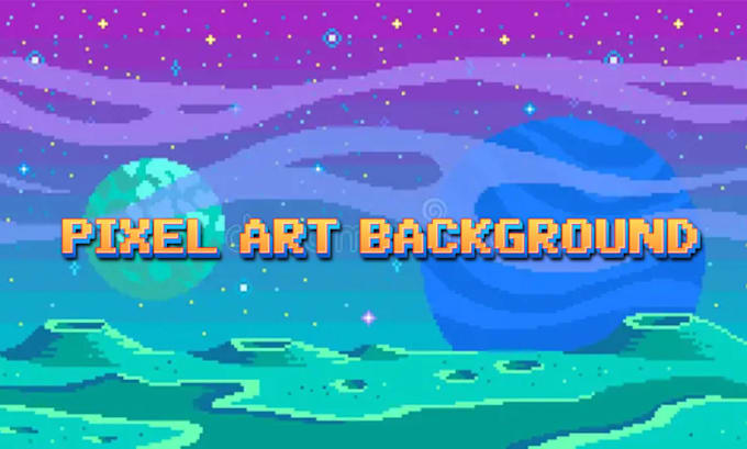 create pixel art background and game art scene tileset for indie game rpg maker