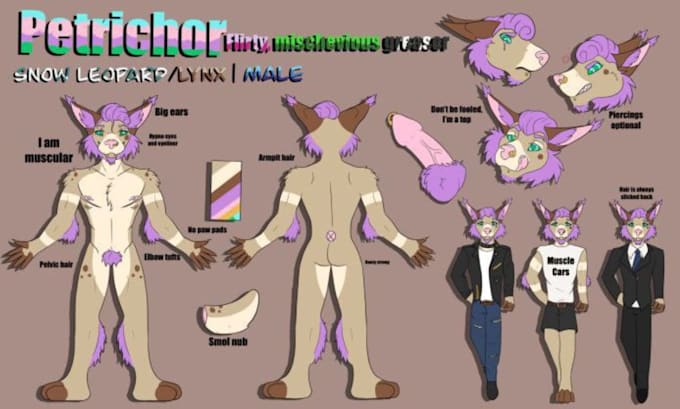 furry ref sheet anthro nsfw furry reference sheet fursona ref sheet