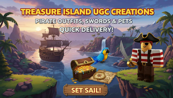 create premium roblox ugc accessories, characters and game assets