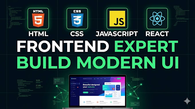 create modern responsive websites with HTML CSS javascript