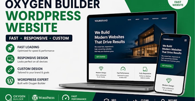 build a high converting wordpress site with oxygen builder SEO optimized