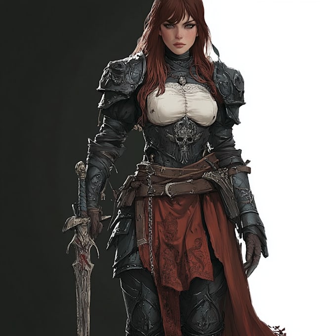 do anime character art for you