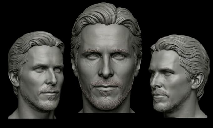 sculpt 3d head 3d face 3d portrait face likeness bust model for 3d printing