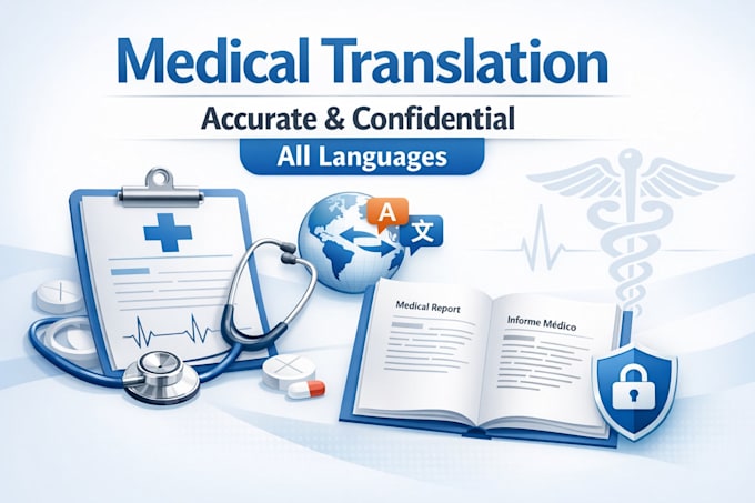 translate medical documents professionally to any language