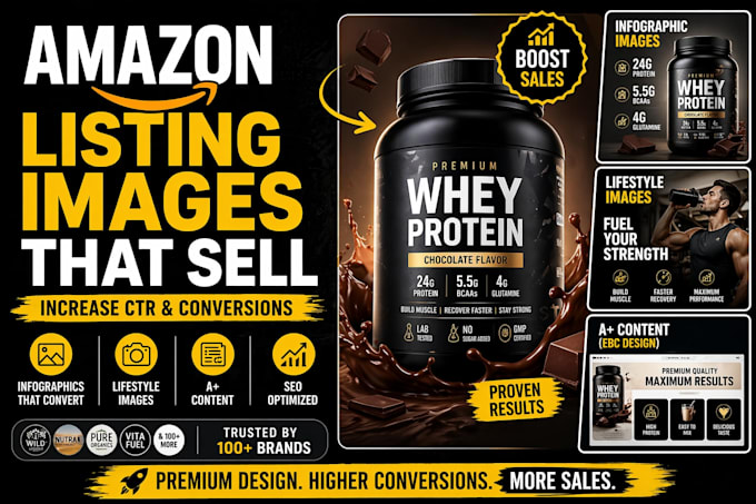 design amazon listing images, main image, a plus content