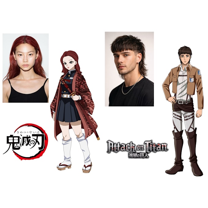 create personal illustration in any anime style