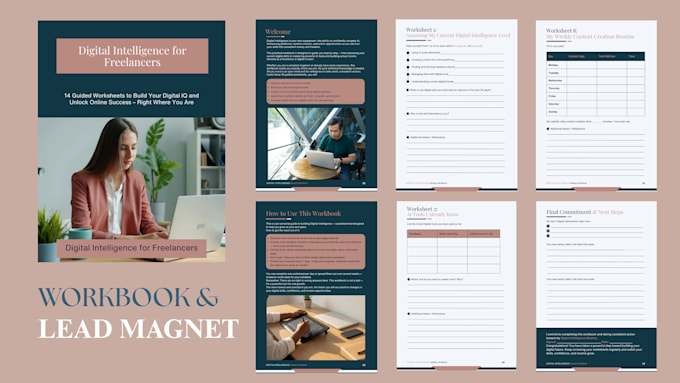design ebook, workbook and lead magnet