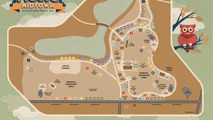 design a custom event map, isometric 3d map, or festival map