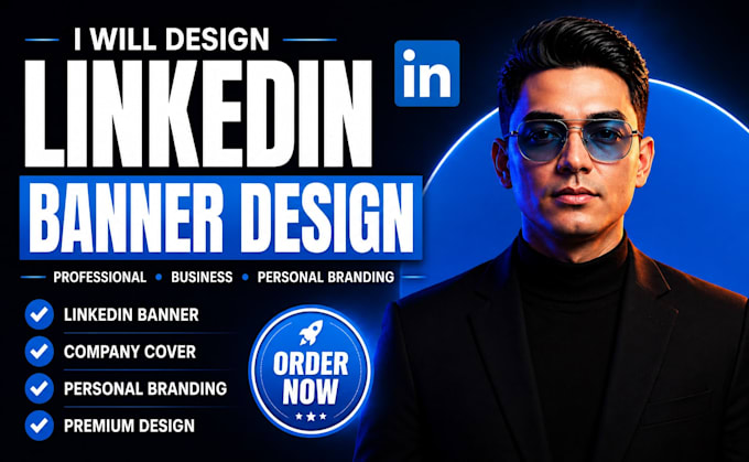 design a professional premium linkedin banner facebook cover and youtube banner