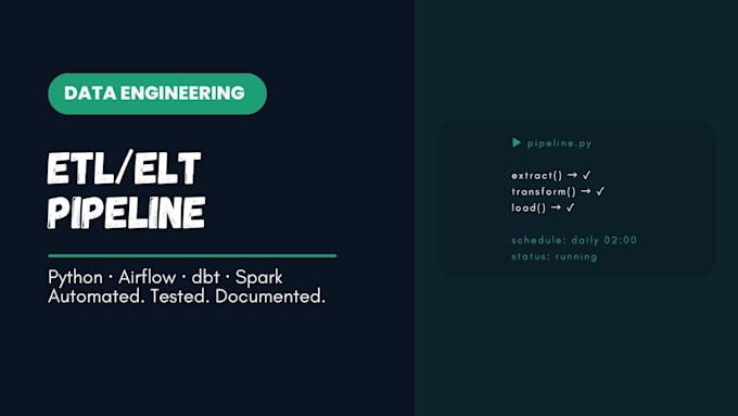 build an elt pipeline with python, airflow, and dbt