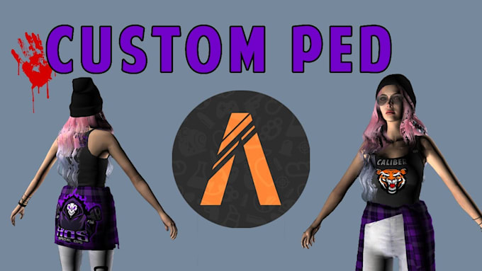 do custom peds, clothing pack and custom chains on your fivem ped