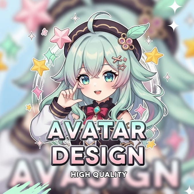 draw professional 2d character assets for live2d rigging