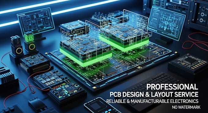 design reliable and manufacturable pcb layout, schematic and circuit design