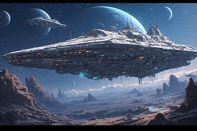 design sci fi illustration and sci fi sci fi illustration