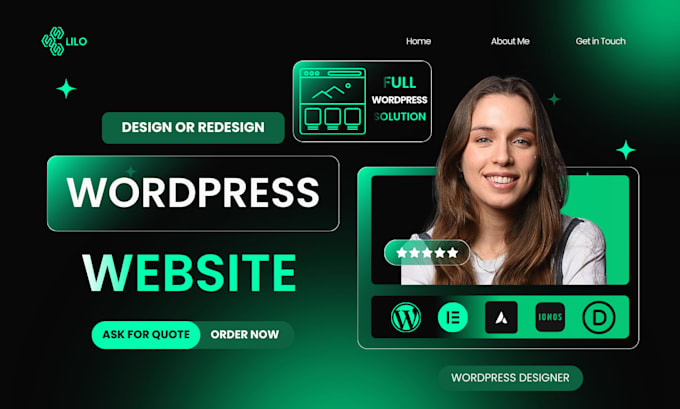 wordpress website design with elementor astra wordpress website development divi