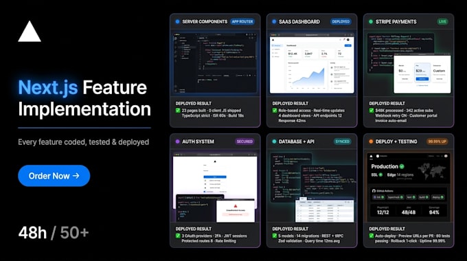 Develop a custom next js or react web application by Jyotiaspire | Fiverr