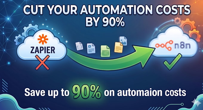 migrate your zapier workflows to n8n and help you save monthly automation costs