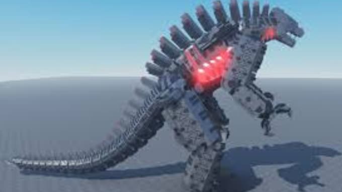make model, rig, animate for roblox game, blender, build character, monster, r15