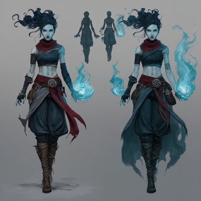 dnd character art and dnd character art