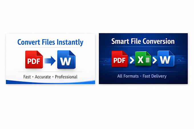 convert PDF, word, and powerpoint files professionally