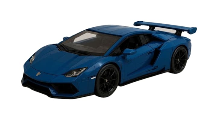 do custom lego design, moc, car, house,toy, 3d model with manual instruction