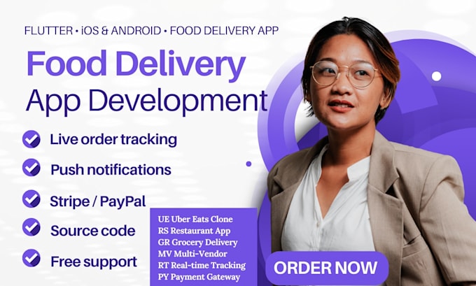 develop a food delivery app restaurant app or grocery delivery app using flutter