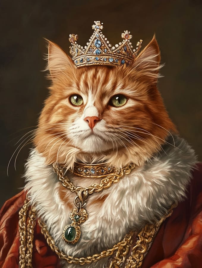 Draw watercolor pet portrait, dog portrait cat portrait by ...